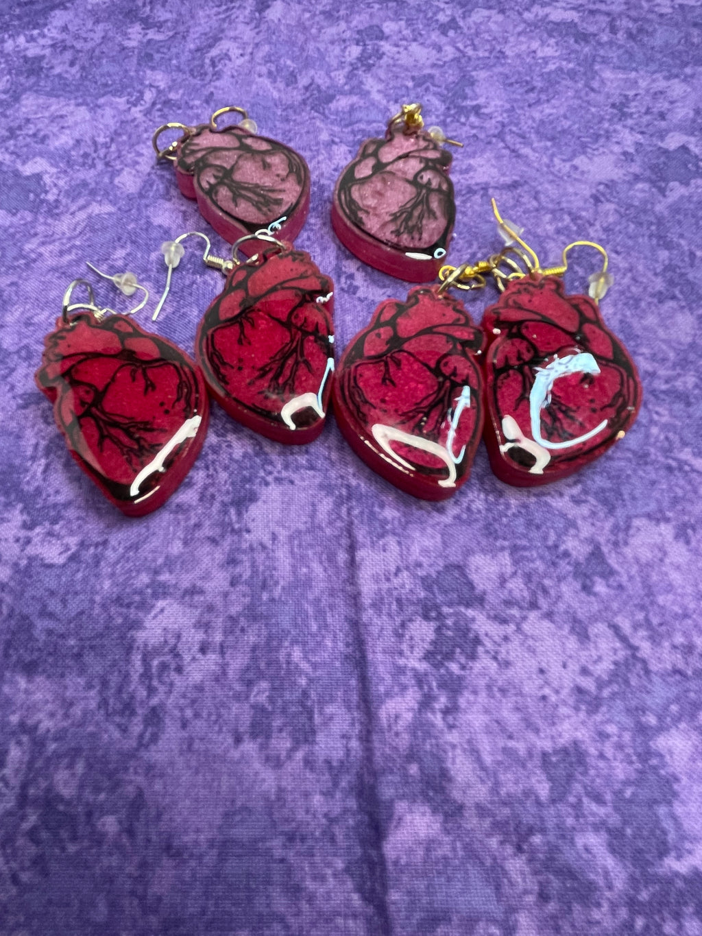 Anatomical Heart Earrings