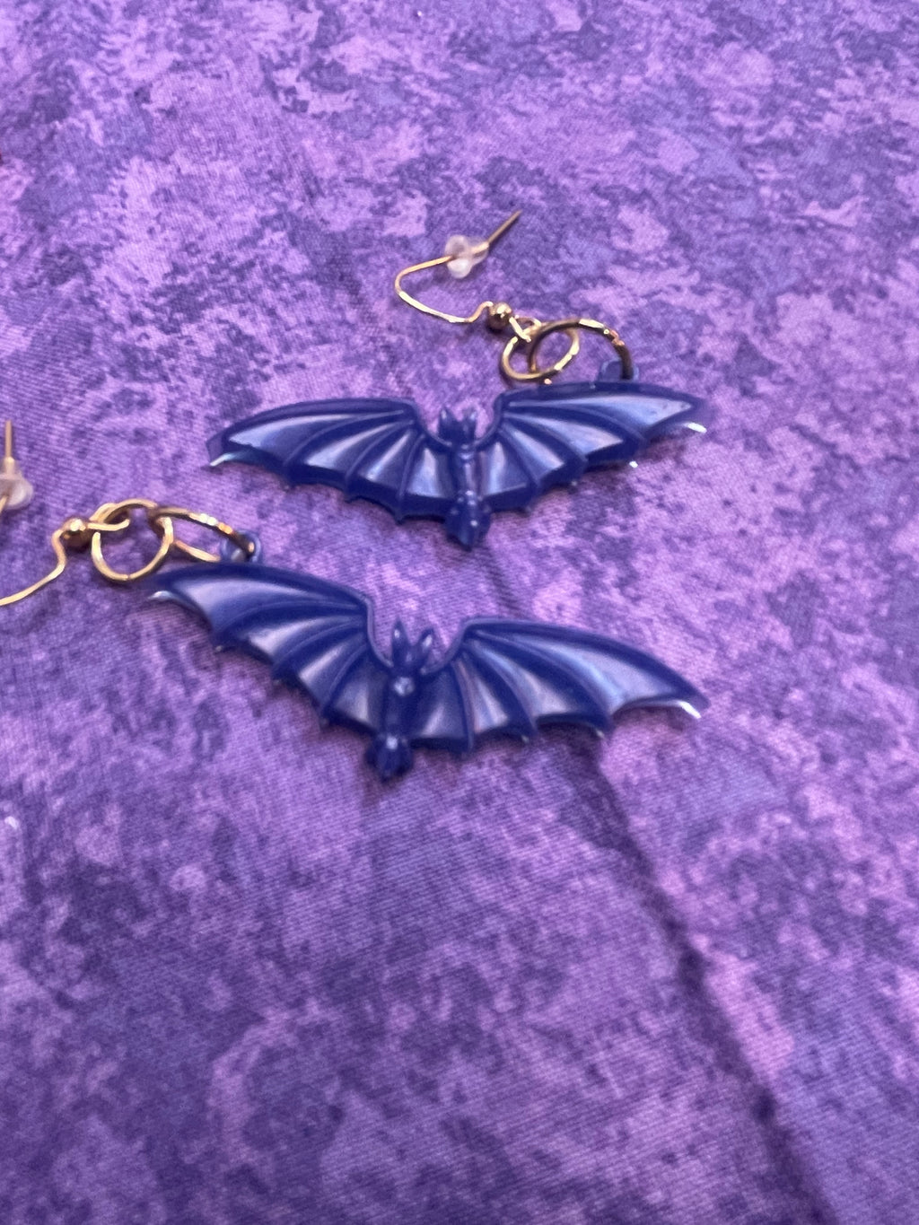 Bat Resin Earrings
