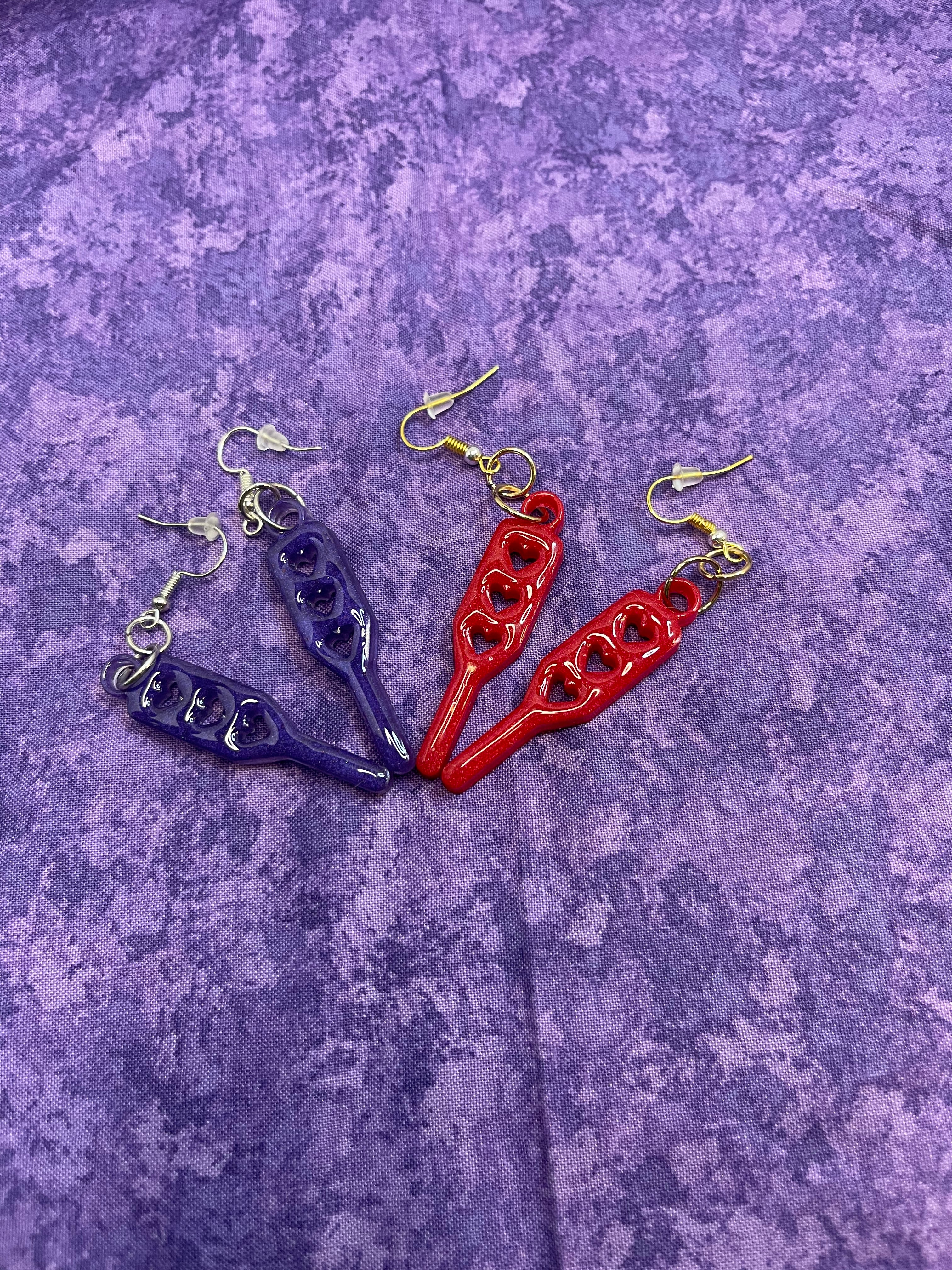 Love Paddle Earrings