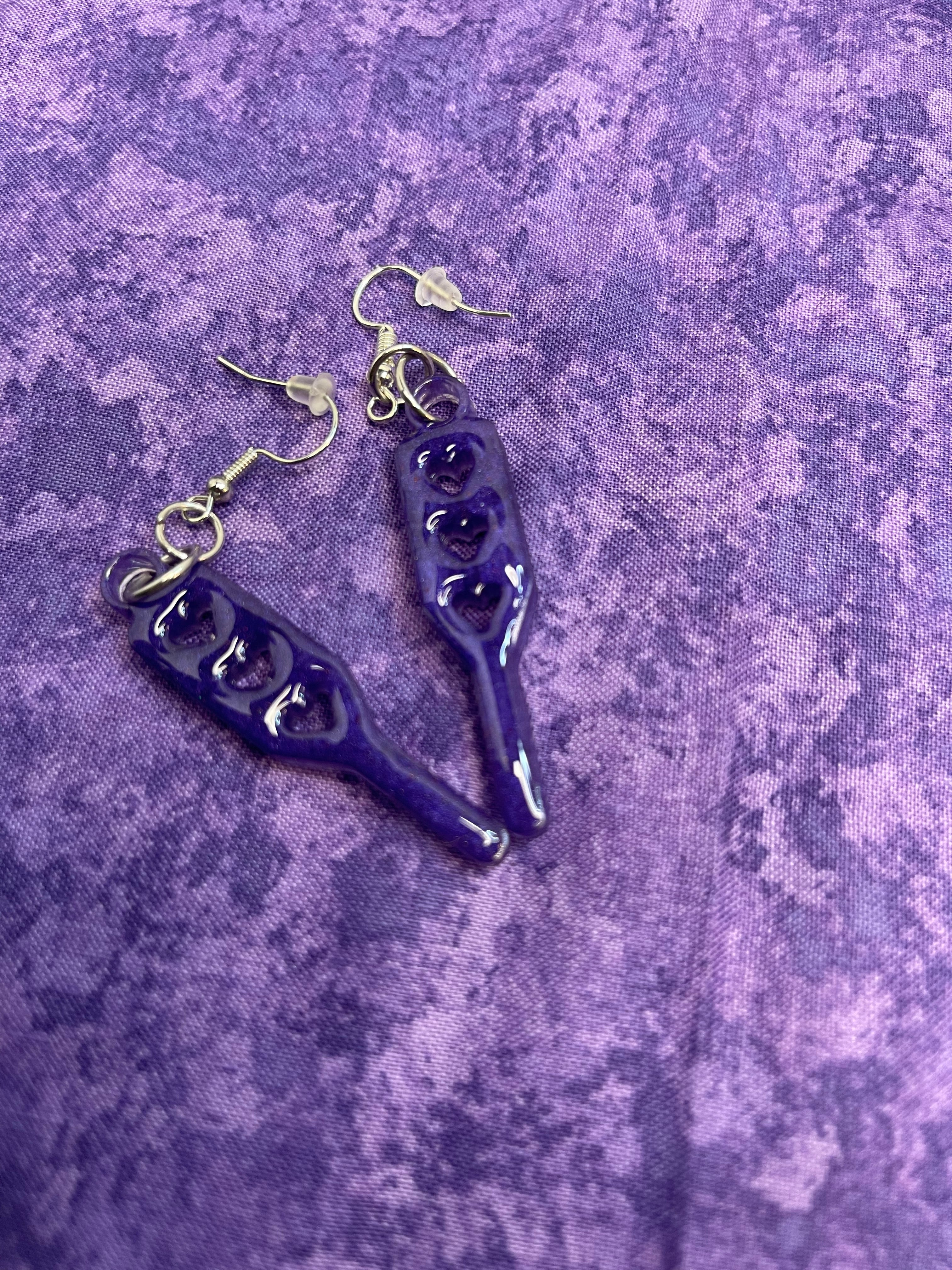 Love Paddle Earrings