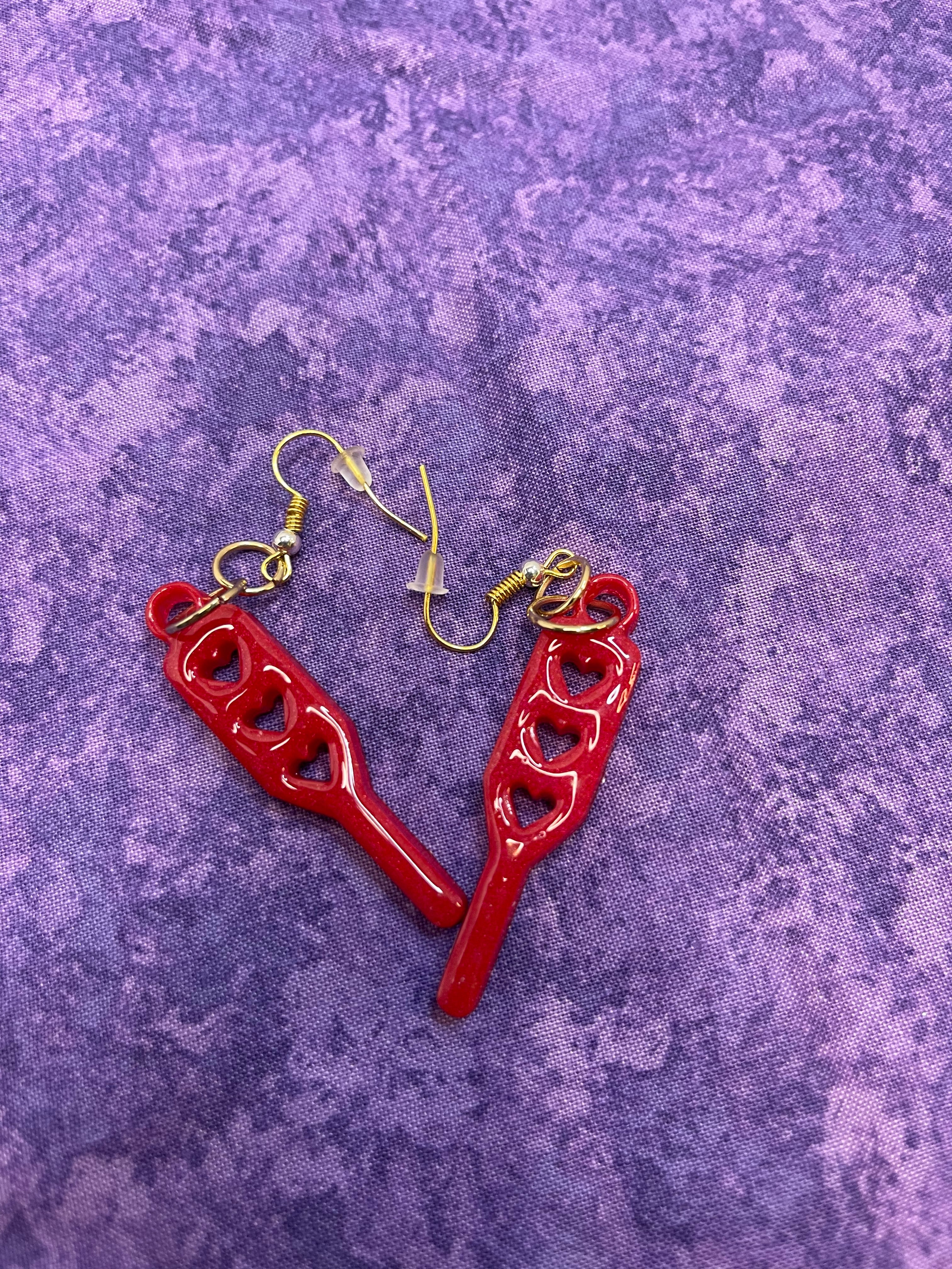 Love Paddle Earrings