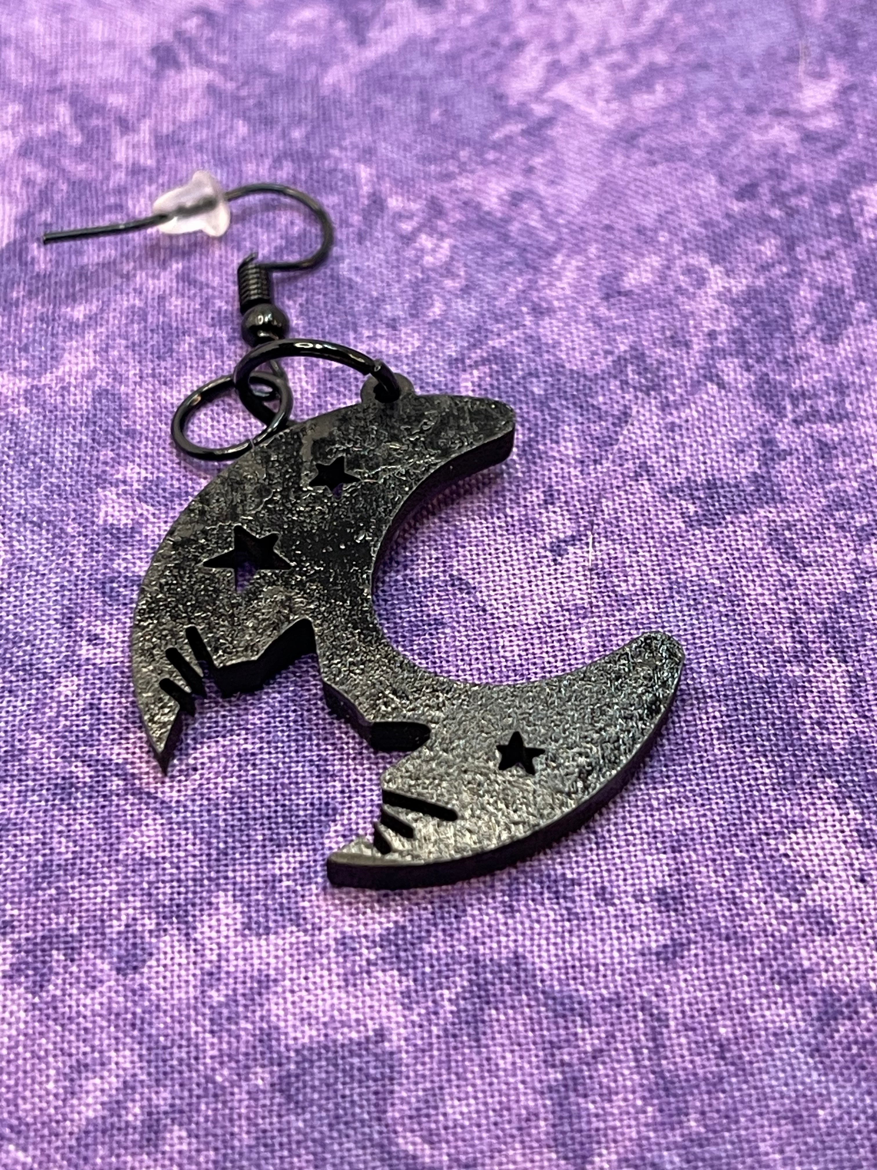 Moon with Cat Cutout