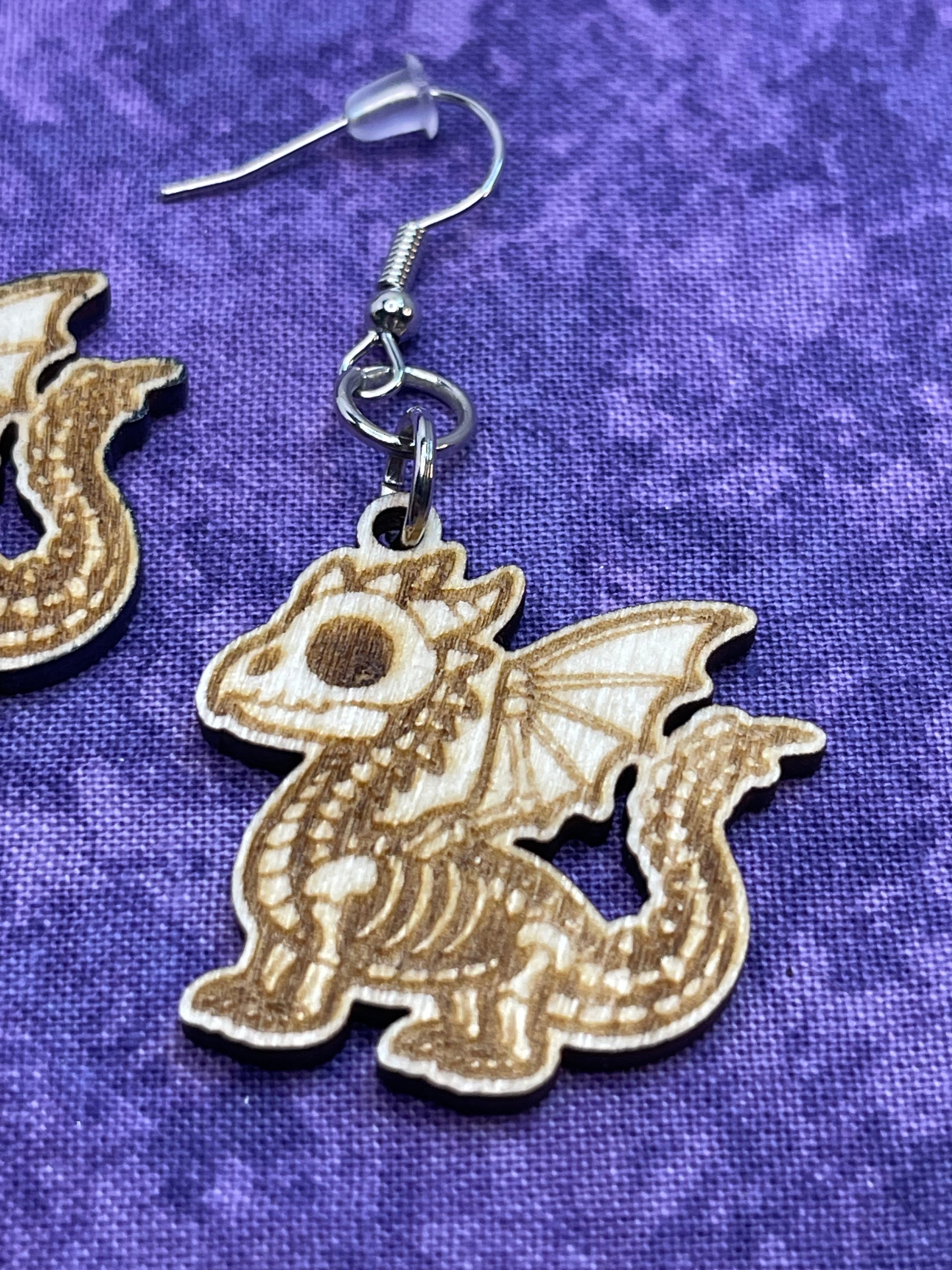 Little Dragon Skelly Earrings