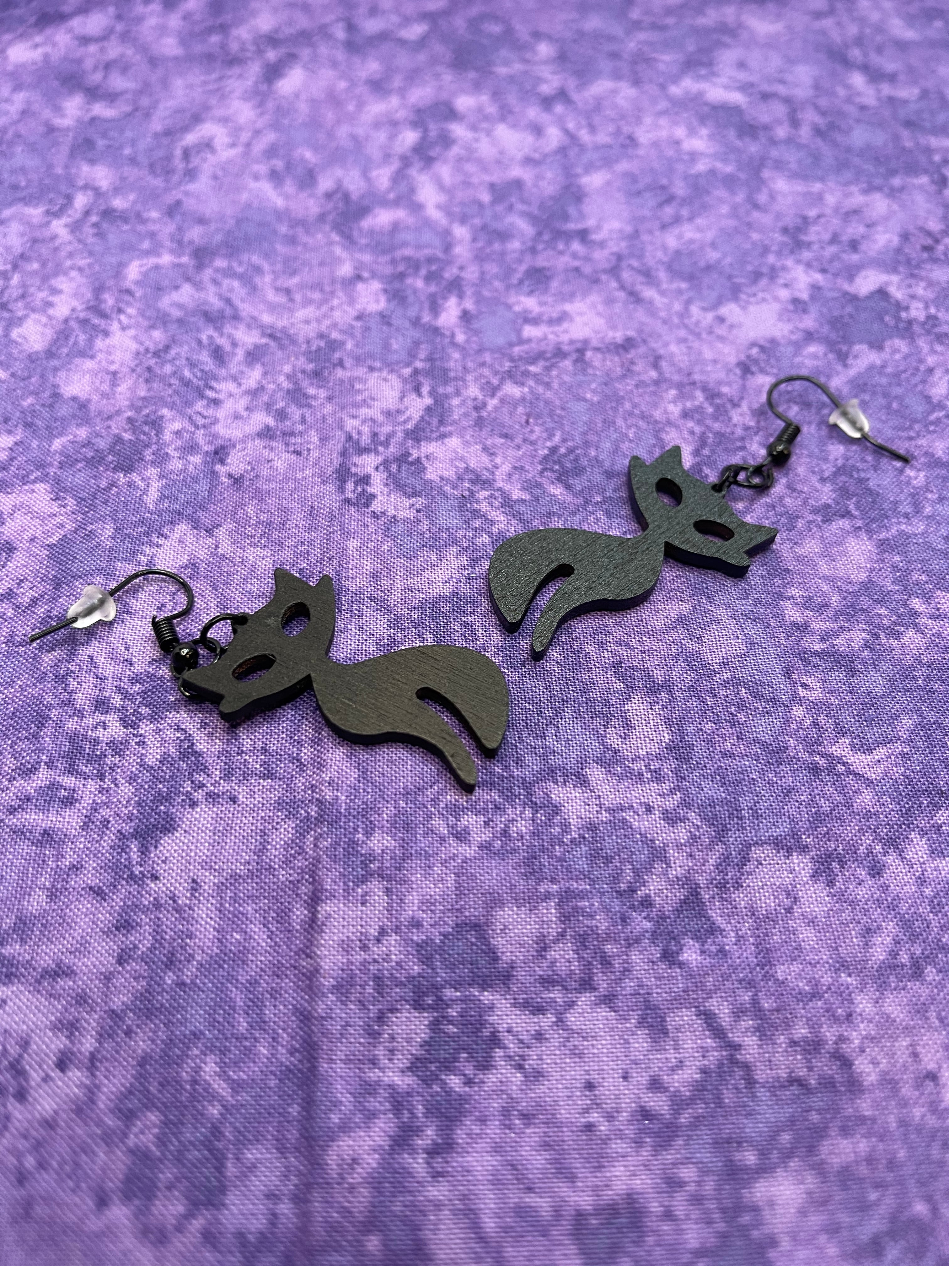 Retro Kitty Earrings