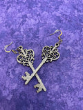 Antique Key Earrings