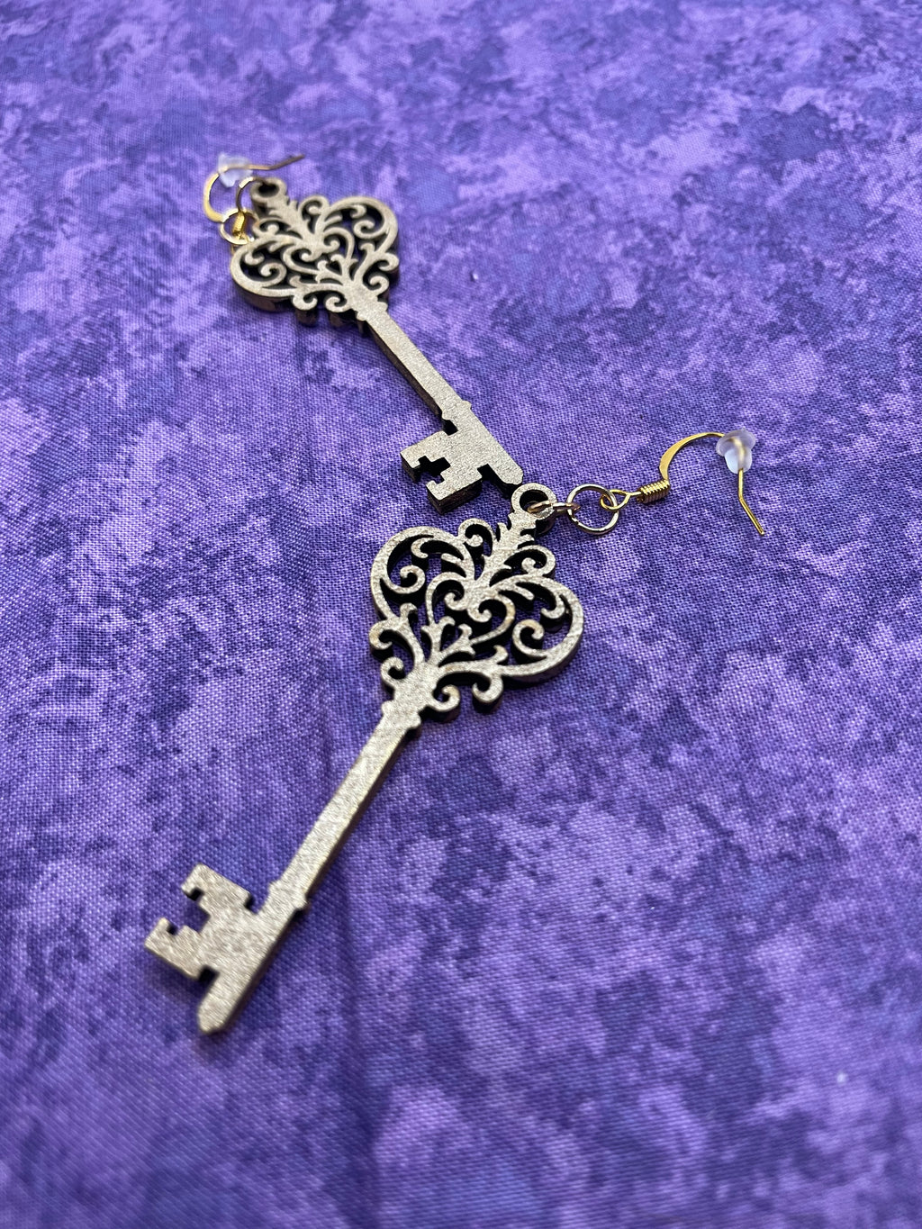 Antique Key Earrings