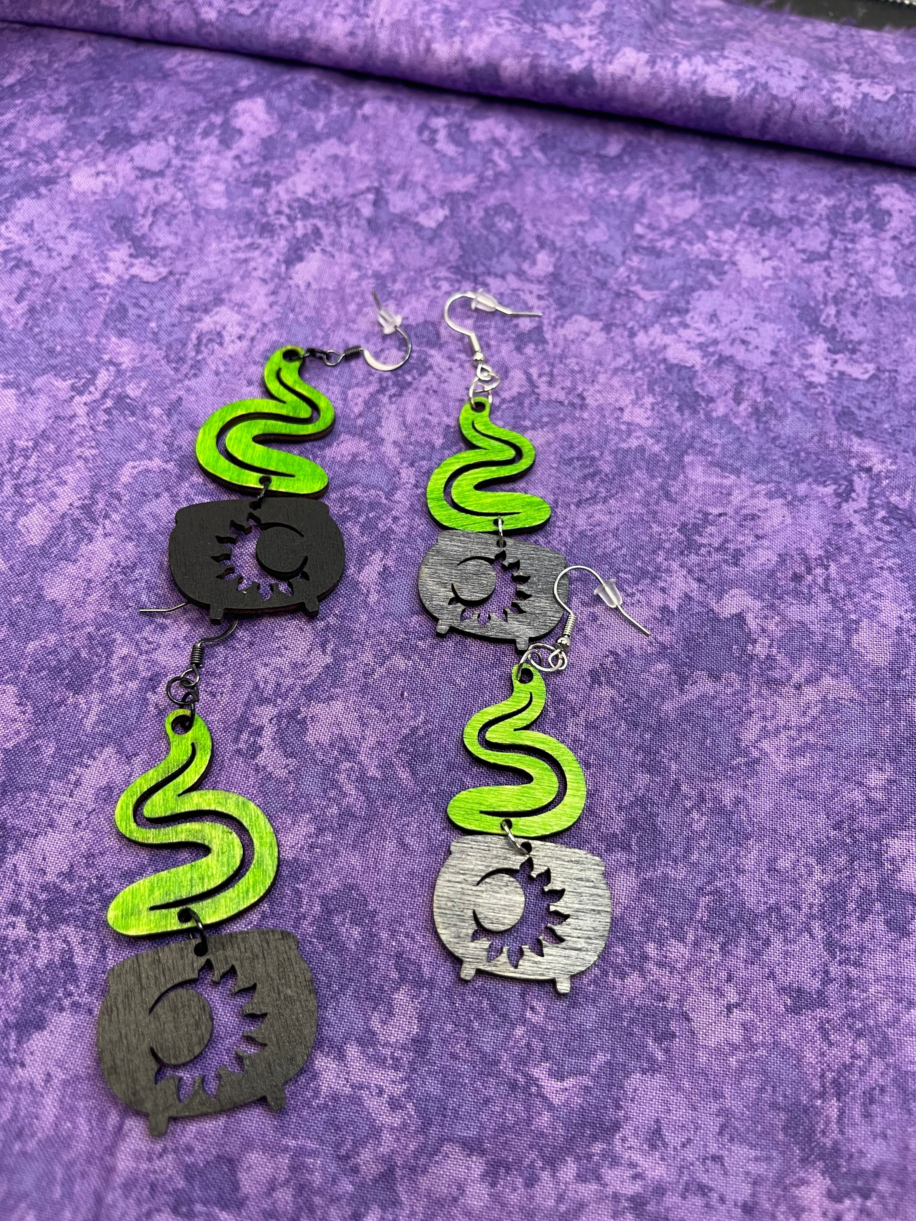 Cauldron Earrings