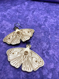 Death Moth Earrings