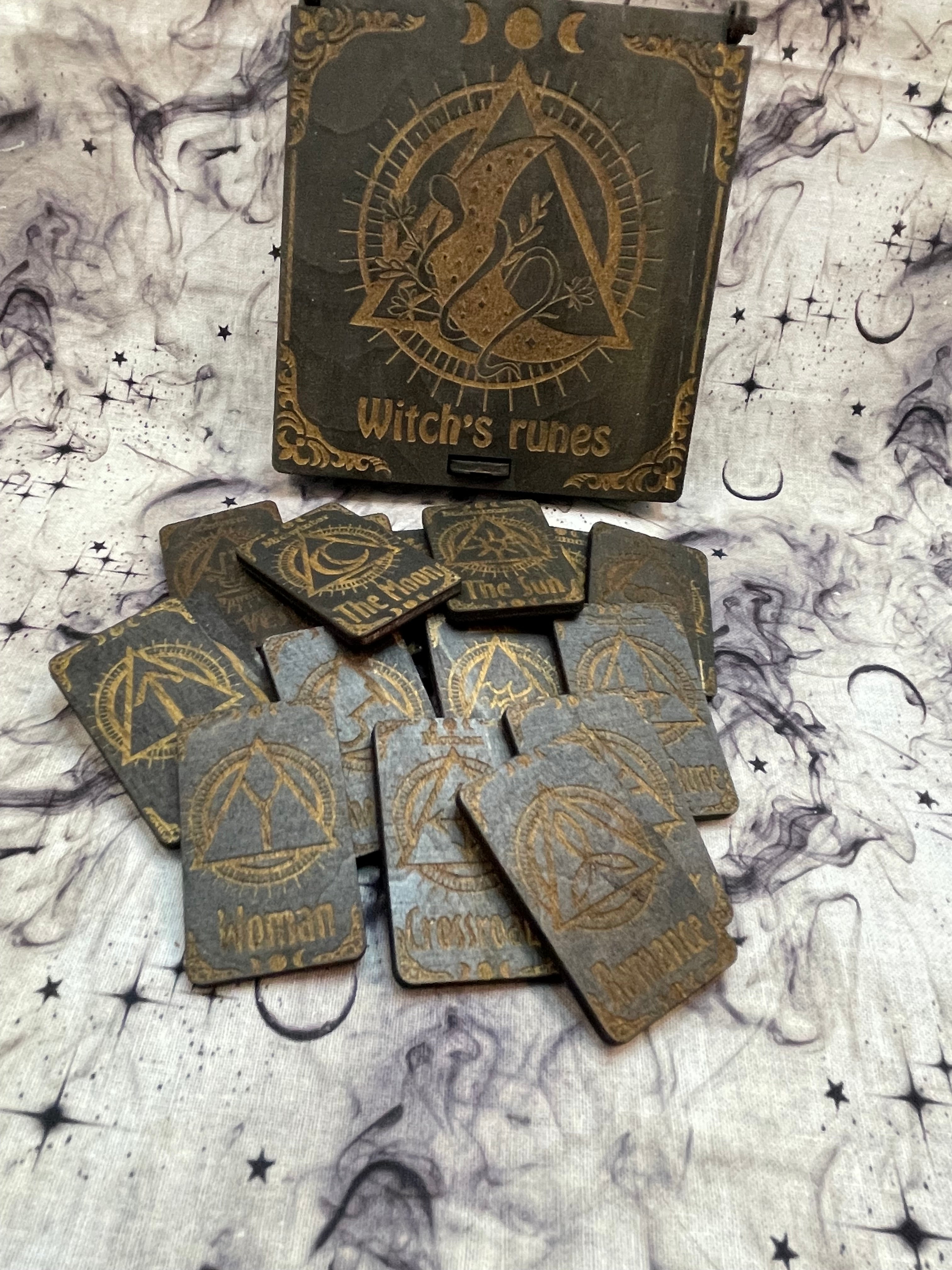 Wooden Witch's Runes