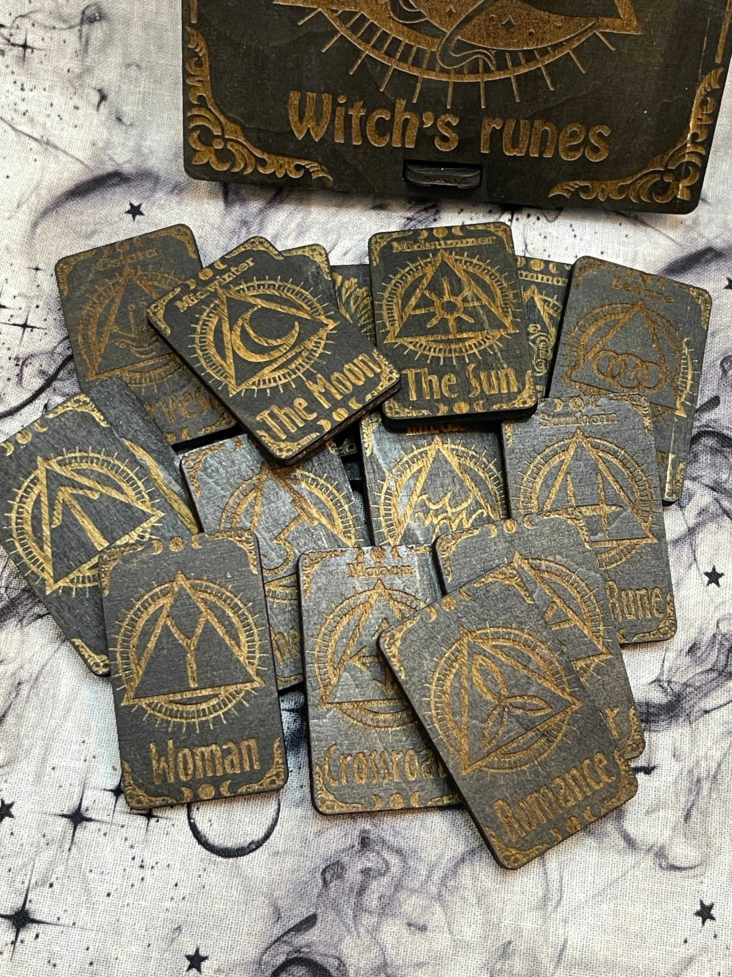 Wooden Witch's Runes