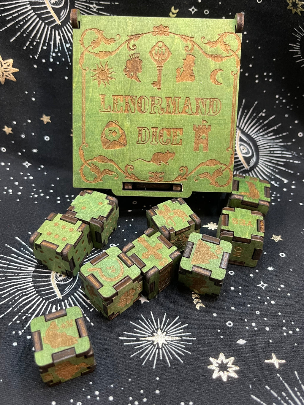 Lenormand Divination Dice With Storage Box