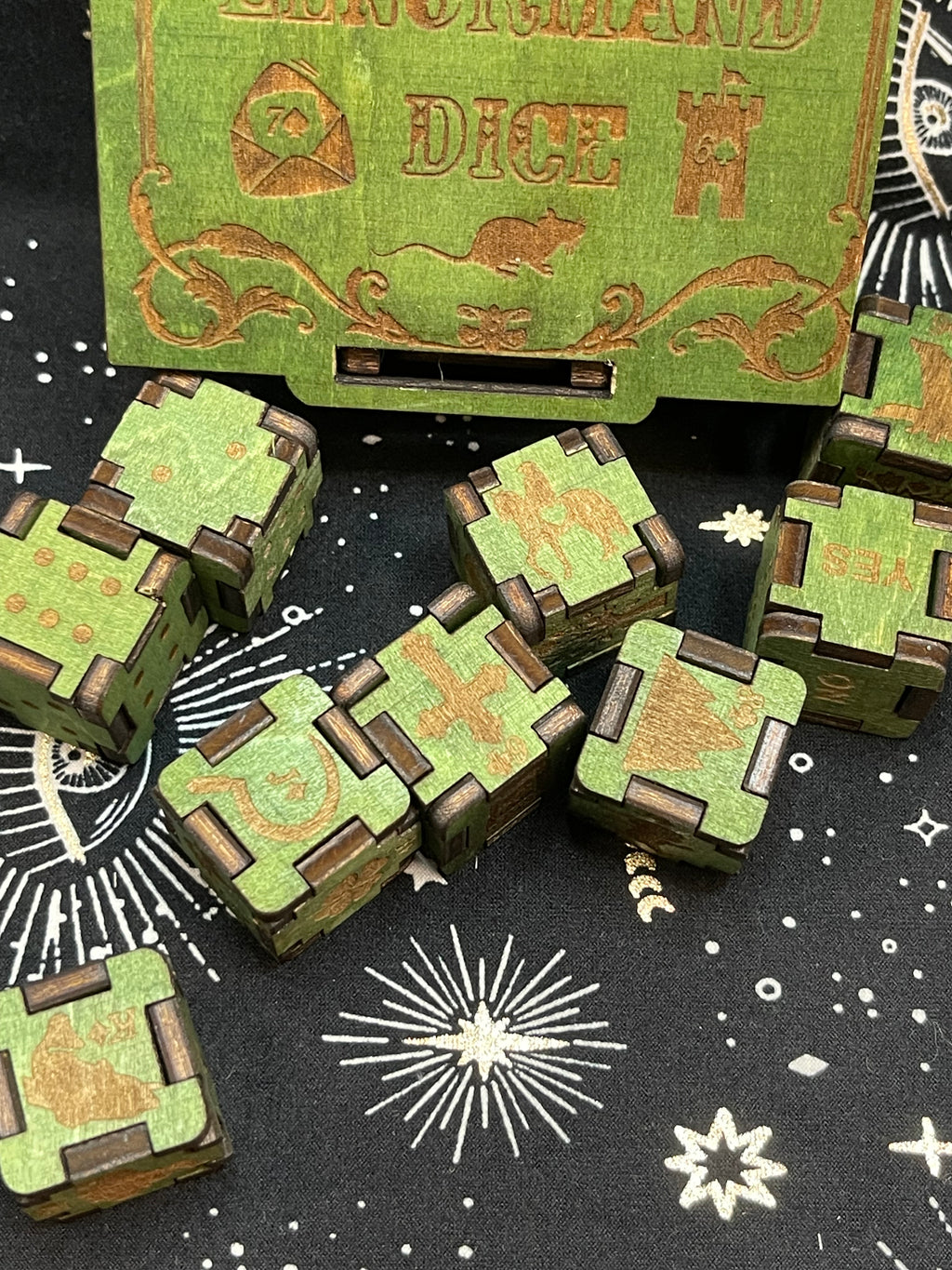 Lenormand Divination Dice With Storage Box