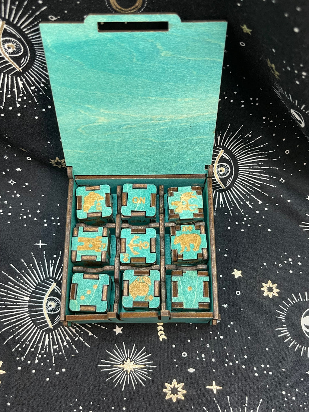 Lenormand Divination Dice With Storage Box