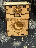 Witch's Runes Card With Storage Box