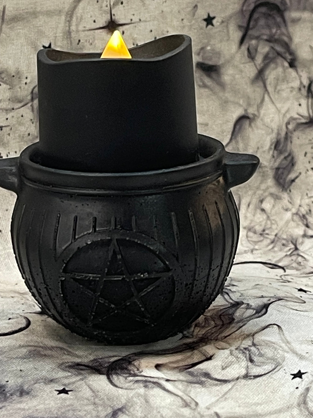 Small Cauldron Candle Holder