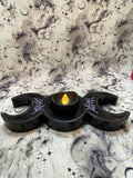 Triple Moon Candle Holders