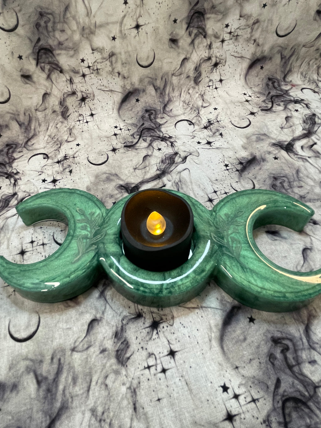 Triple Moon Candle Holders