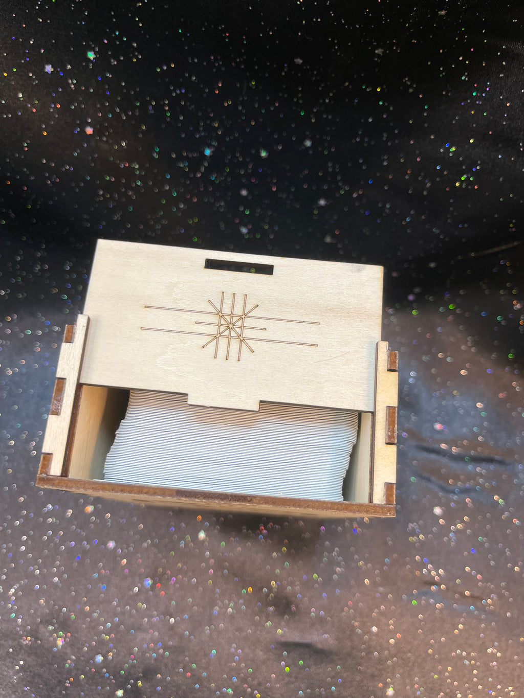 Tarot/Oracle Storage Box With Cut Out Design