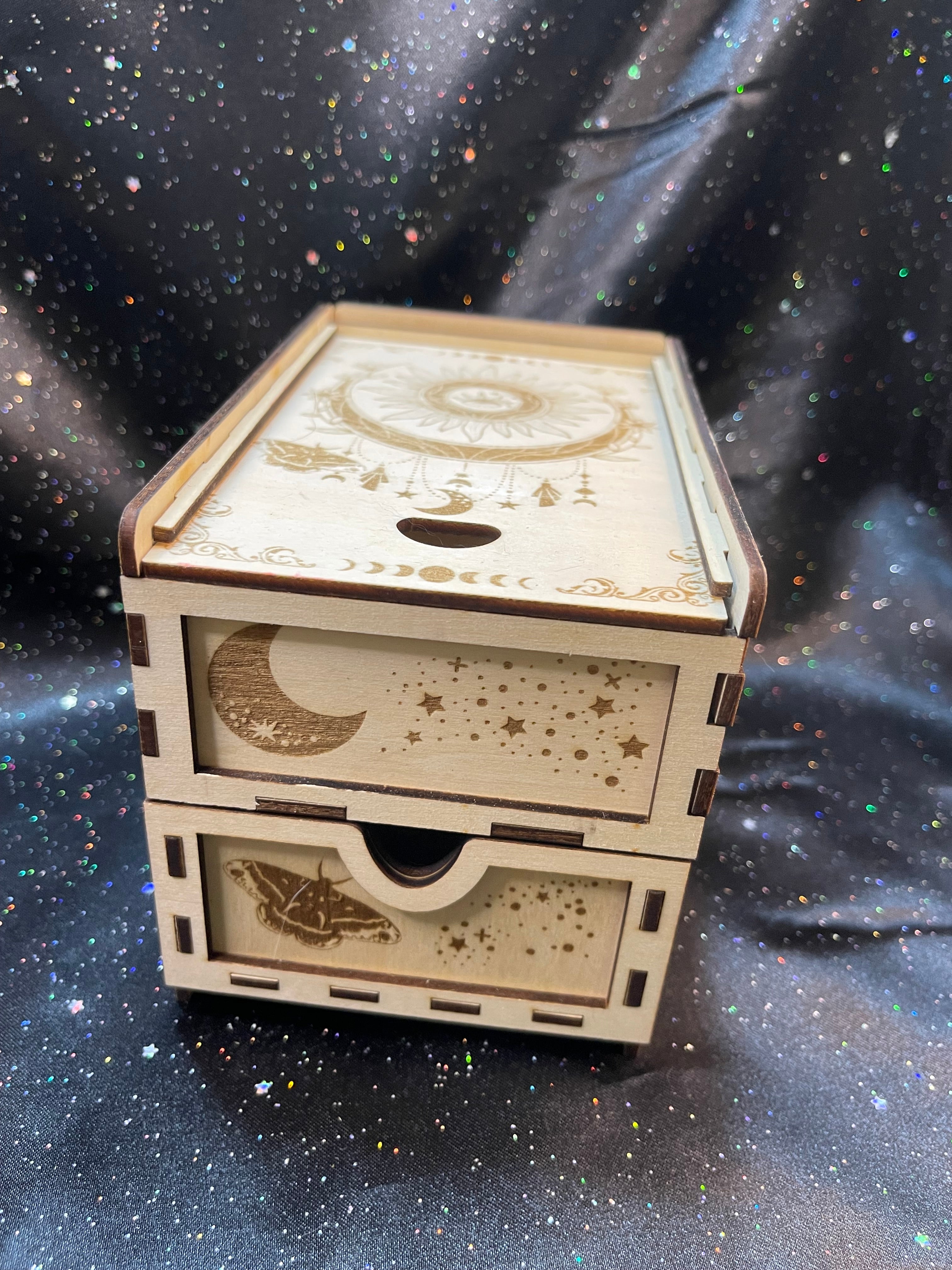 Double Tarot/Oracle Storage Box