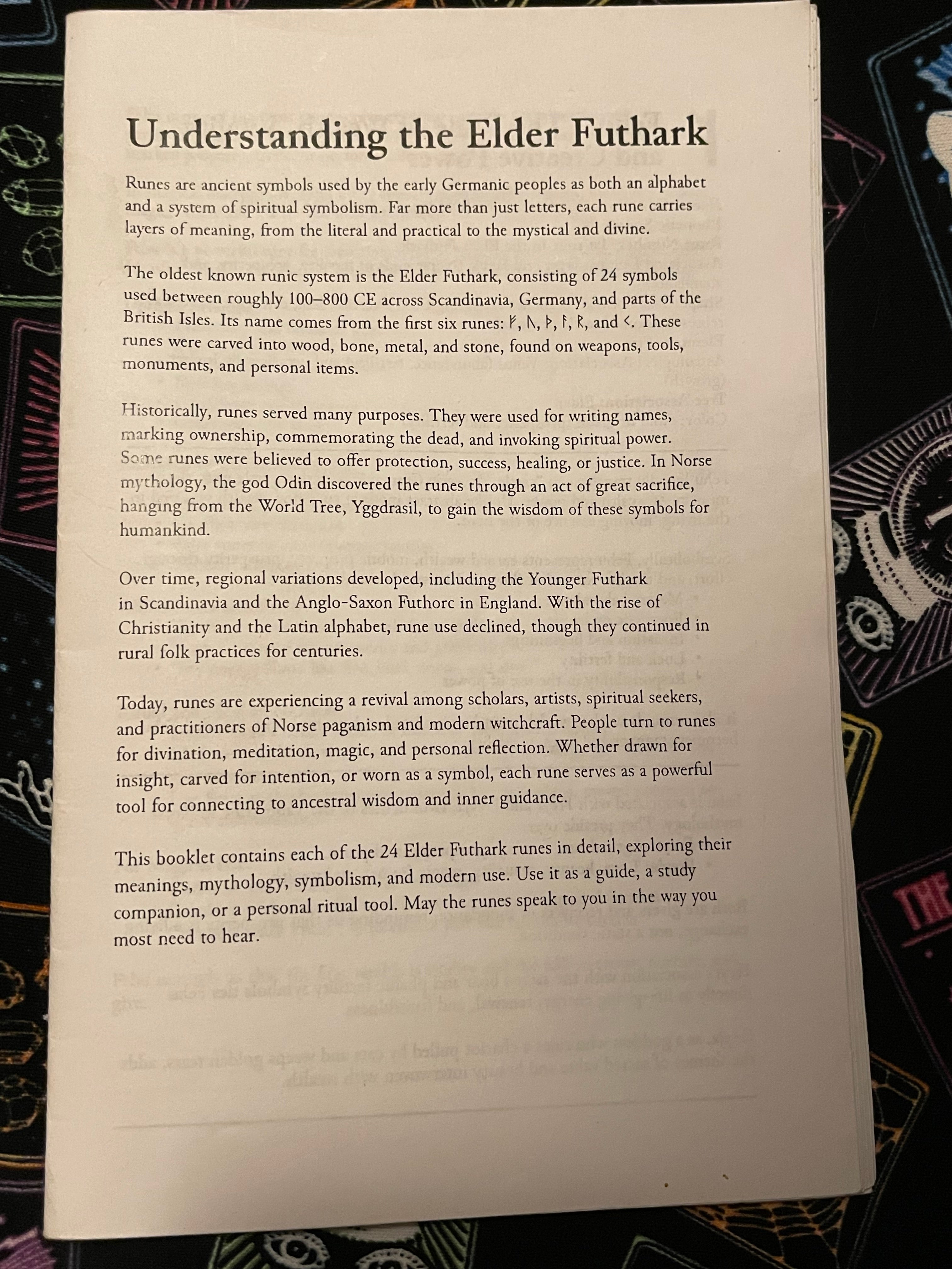 Understanding The Elder Futhark Book