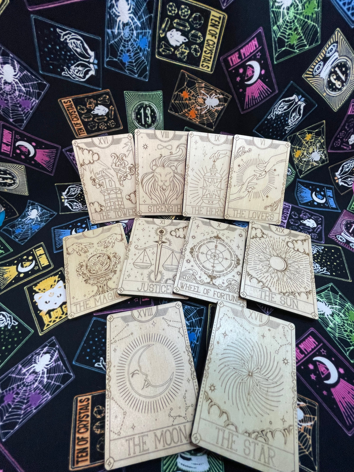Wooden Tarot Coasters